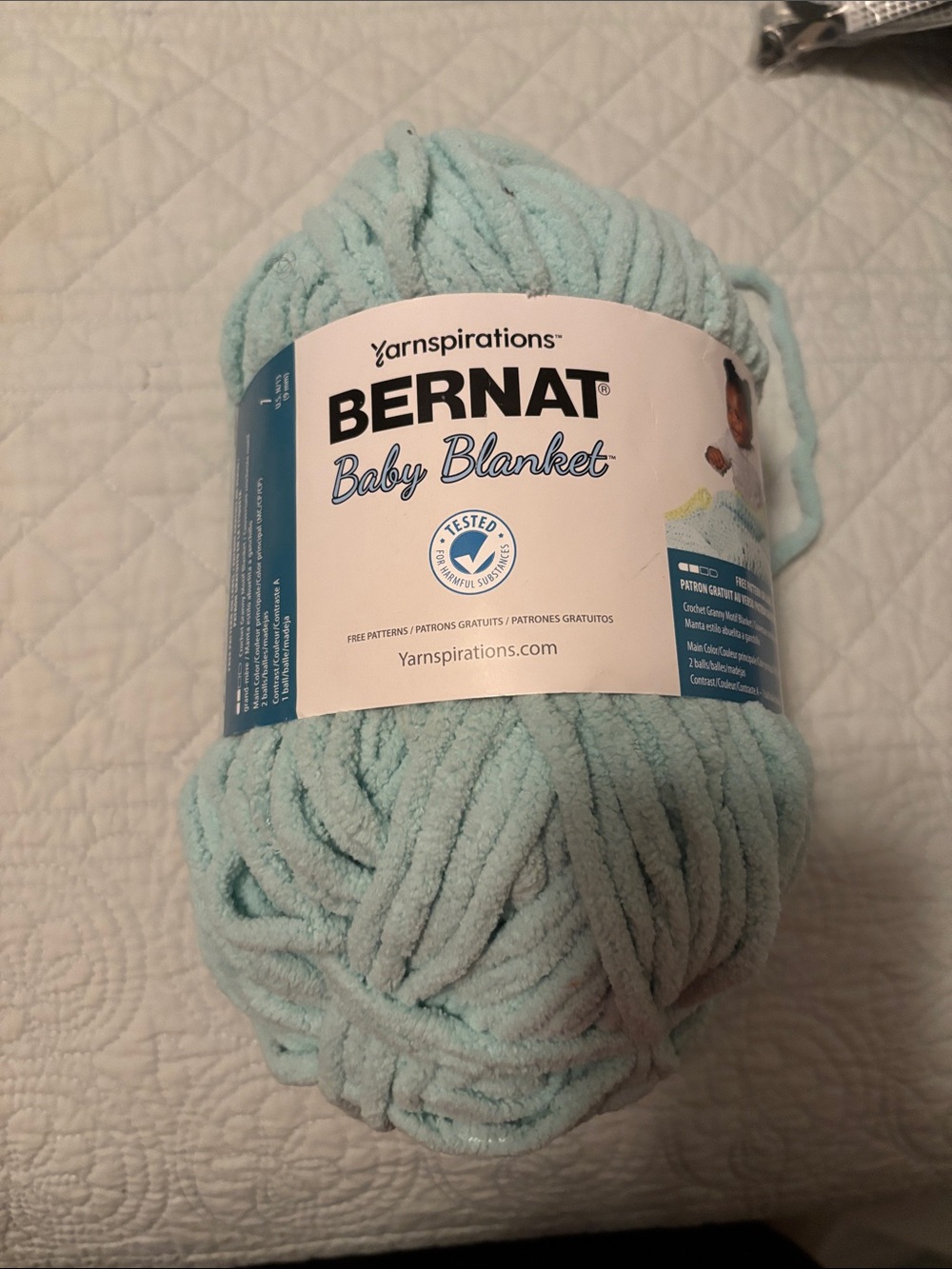 Baby Blanket Yarn - Seafoam